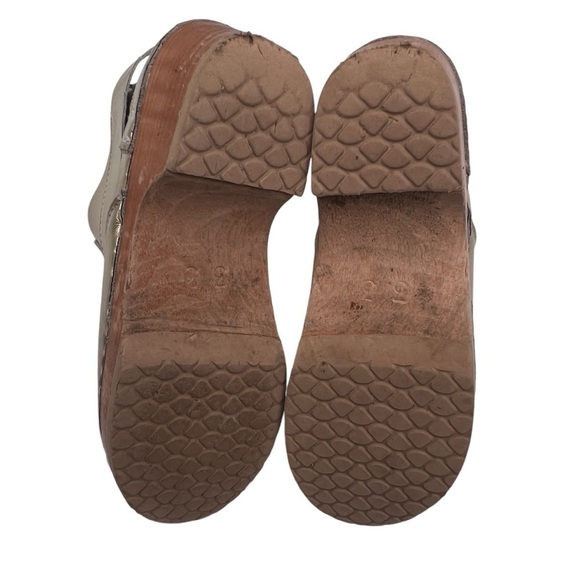 Maguba Gold Swedish Clog Wing Side Zip Boots Size 33 Kids - Picture 10 of 10